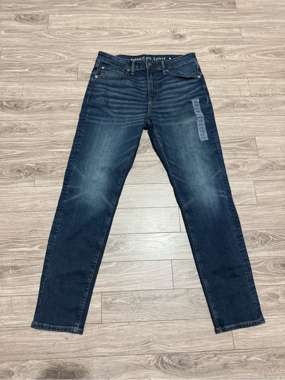 American Eagle Outfitters Men’s Dark Blue Straight Jeans